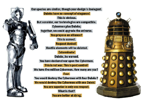 Daleks vs. Cybermen