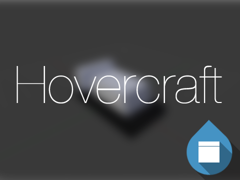 Hovercraft rotating