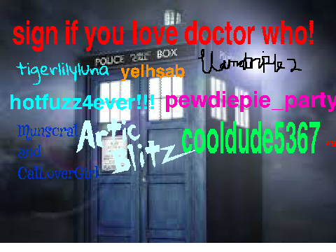 Sign if you love Doctor Who! remix