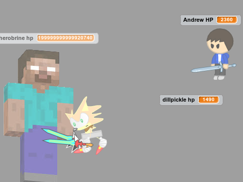 add yourself fighing herobrine (dont chang the music) remix
