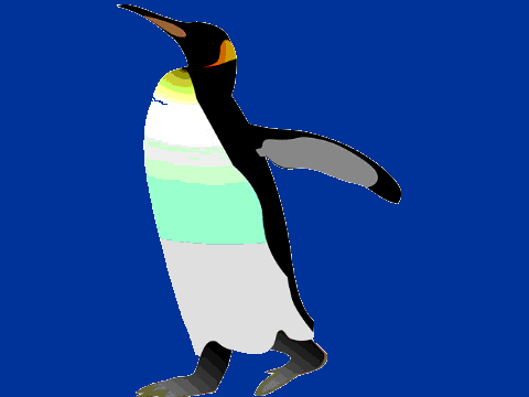 Flapping penguin