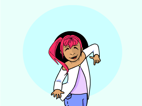 Dancing Girl (Art Style Test)