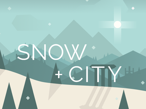 Snow + City | Landscape Art 