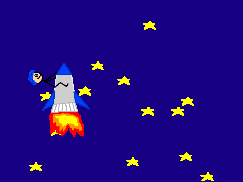 Add yourself going to space