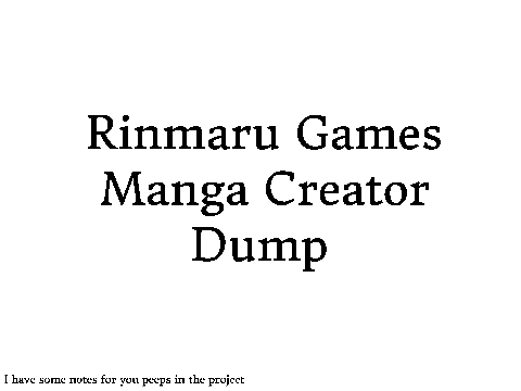 Rinmaru Games Manga creator dump