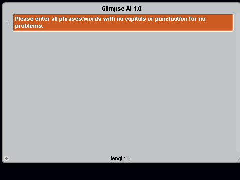 Glimpse AI (Chatbot) v.1.0 remix