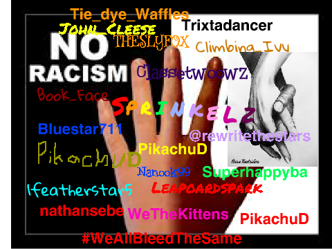 Sign and remix to stop racism! remix remix remix