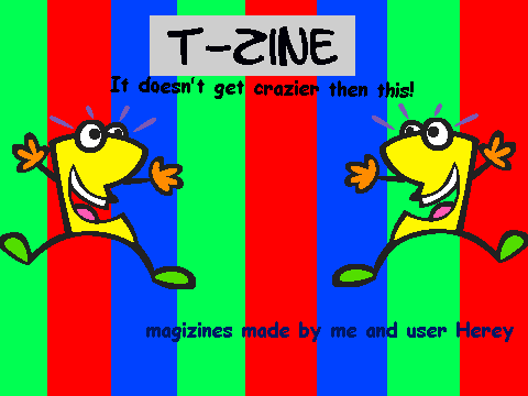 t-zine advertisement