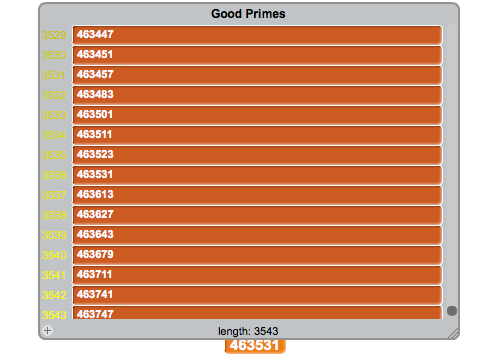 Cloud Good Prime number finder