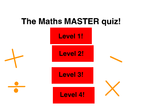 The Maths MASTER Quiz!