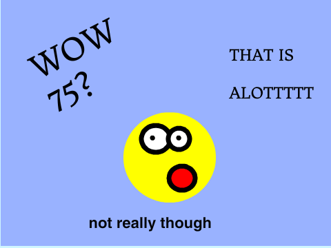 (late) 75 follower special