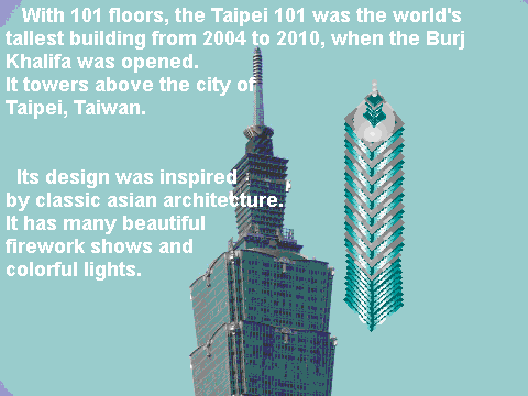 3D Taipei 101