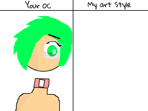 how would i draw your oc OOF