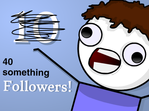 40-something followers!