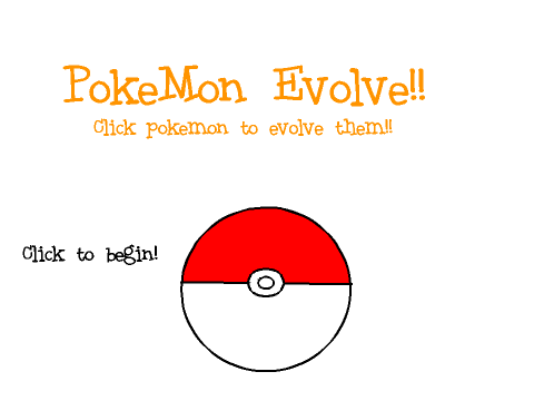 Pokemon Evolution!