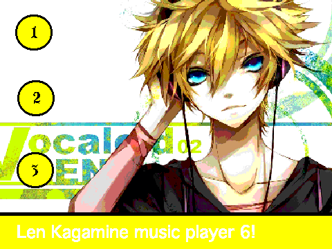 Len Kagamine music player 6!