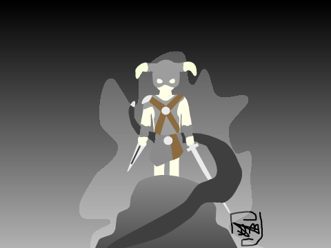 ---DRAGONBORN NO TEXTURE SPEEDRAW---