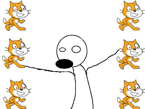 Killing cat sprites