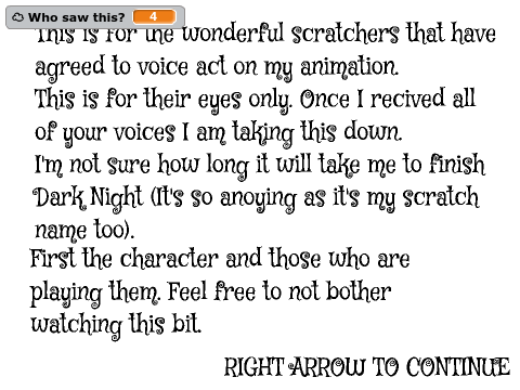 Script for 'Dark Night' remix