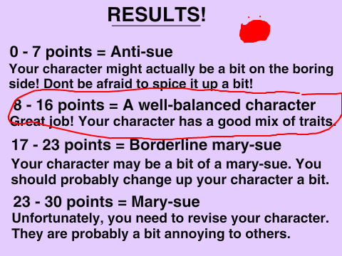How "Mary-Sue" is Your OC? remix