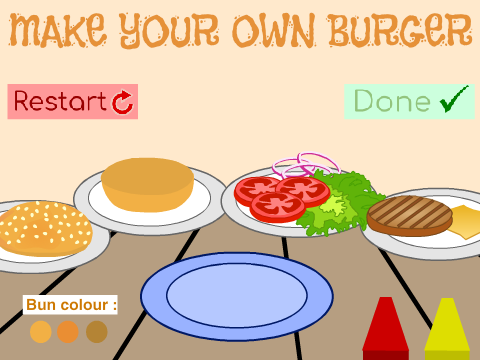 Make your own burger [ GAME ]