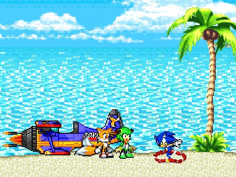 Everyday Sonic's Steppin' on the Beach!