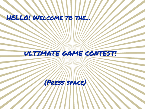 The Ultimate Game Contest! 
