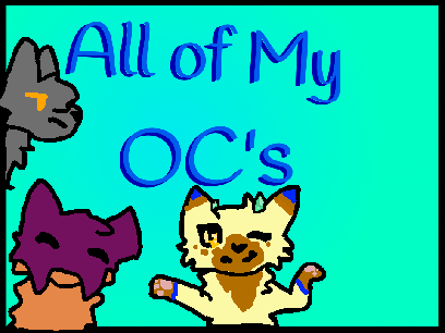 All of my Original Characters!