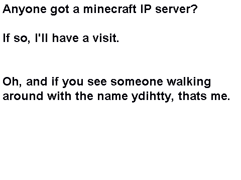 Minecraft Multiplayer IP