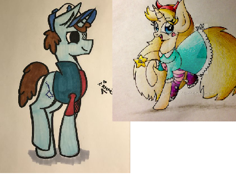 Pony Star Pony Dipper Karşılaşma (ÇİZİM)