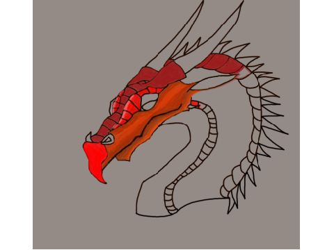 An unfinished pic of queen Scarlet