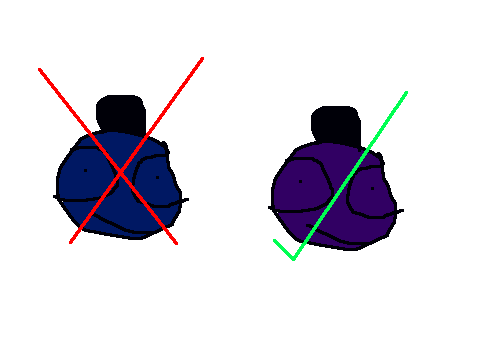 I no longer color Electrobross' face blue