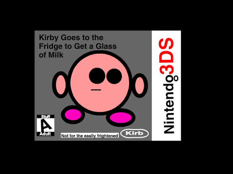 Kirby Goes to the Fridge to Get a Glass of Milk