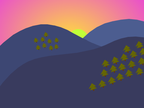Sun Set Parallax