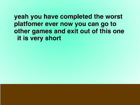 the worst platformer ever