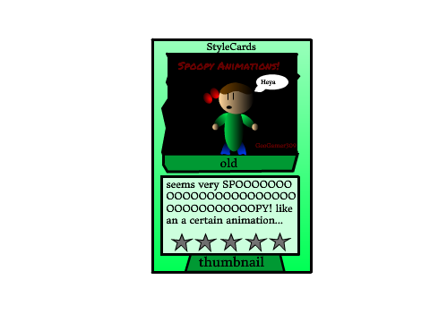 MOAR Style Cards