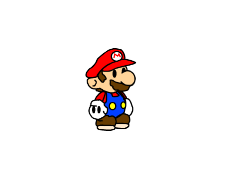 Paper Mario in vector. Smoother