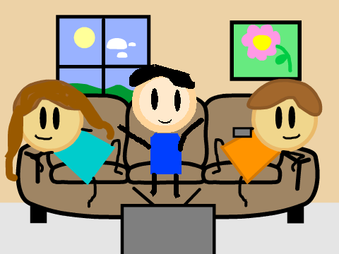 Add Yourself Watching TV