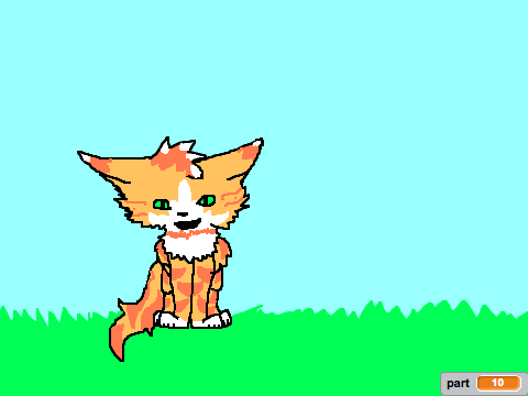Flamescar OC drawing (sorry @wolfy_maps)