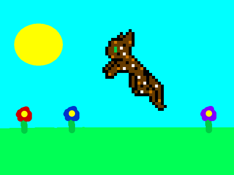 Spottedleaf jumping