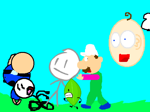 Add Yourself Running from the Giant Flying Baby Head! remix