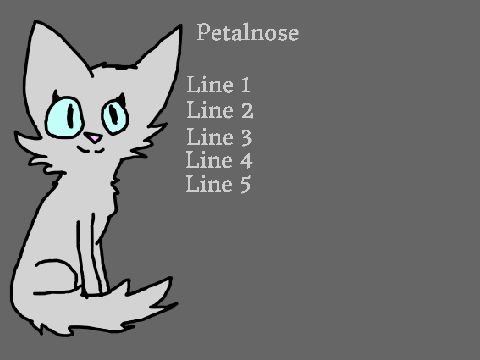 Petalnose Auditions- SkyClan's Destiny