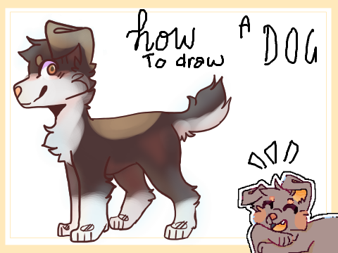 How to draw a Doggo - Tutorial [Request]