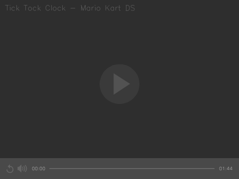 (MIDI)  Tick Tock Clock - Mario Kart DS