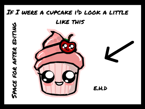 What I would look like as a cupcake! CC Entry