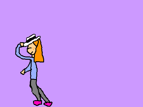 me dancing