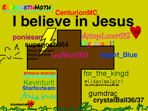 Sign Your Username If You Believe In Jesus