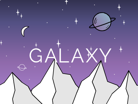 Galaxy | Landscape Art