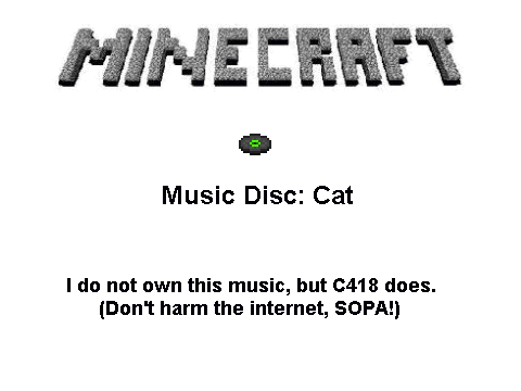 Minecraft Music Disc: Cat