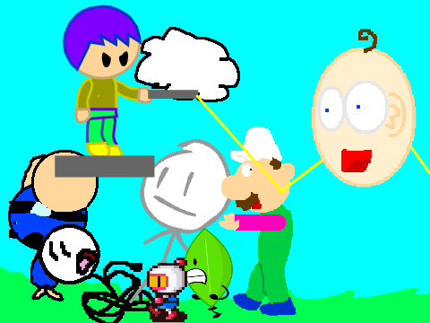 Add Yourself Running from the Giant Flying Baby Head! remix